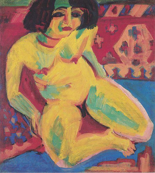 Ernst Ludwig Kirchner Frauenakt (Dodo)